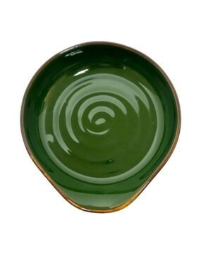 One East Main Green Ceramic Spoon Rest Kitchen Tool